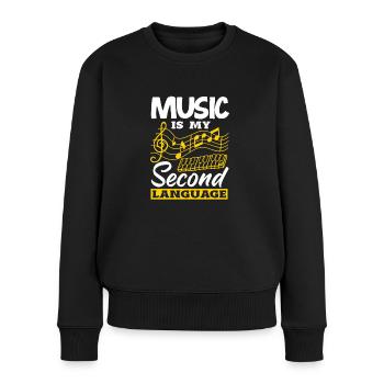 Lustiges Lehrer Lehrerinnen Geschenk - Frauen Premium Bio Pullover - Schwarz - Vorne - Julia (174cm)