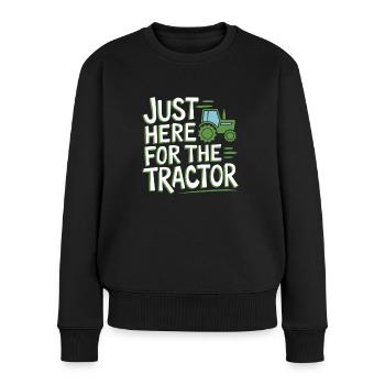Farming Simulator Virtual Farming Game Fan Farm - Frauen Premium Bio Pullover - Schwarz - Vorne - Julia (174cm)