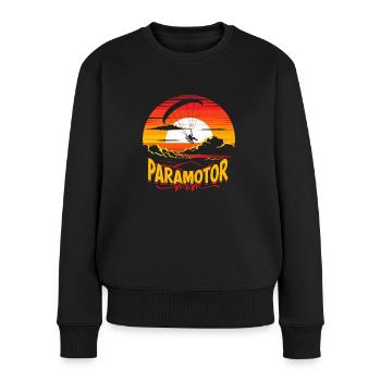 Paramotoring Motorschirm Paramotor Mom - Women's Premium Organic Jumper - black - Front - Julia (174cm)