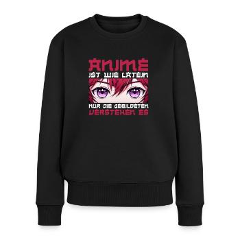 Anime Manga Otaku Japan Waifu Anime Girl Cosplay - Women's Premium Organic Jumper - black - Front - Julia (174cm)