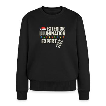 Christmas Expert for Christmas Lights - Women's Premium Organic Jumper - black - Front - Julia (174cm)