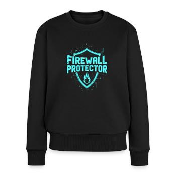 Ethisches Hacking Cybersicherheit Digitale - Frauen Premium Bio Pullover - Schwarz - Vorne - Julia (174cm)