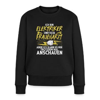 Electronics Technician Electrics Profession Volt Electrical Engineering - Women's Premium Organic Jumper - black - Front - Julia (174cm)