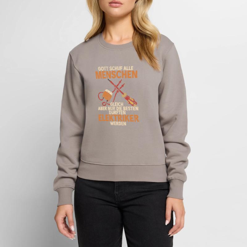 Electronics Technician Electrics Profession Volt Electrical Engineering Women's Premium Organic Jumper