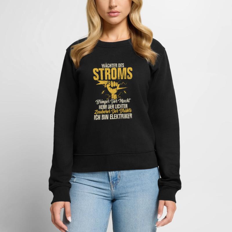 Electronics Technician Electrics Profession Volt Electrical Engineering Women's Premium Organic Jumper