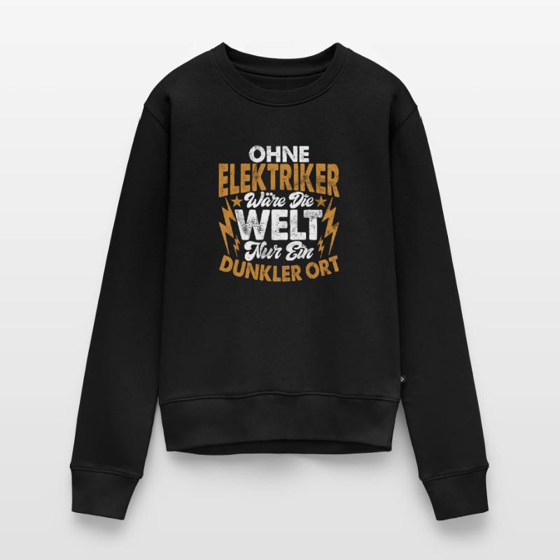 Electronics Technician Electrics Profession Volt Electrical Engineering Women's Premium Organic Jumper