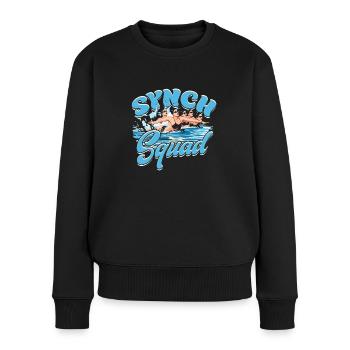 Équipe synchronisée de natation synchronisée - Pull Premium bio Femme - noir - Devant - Julia (174cm)