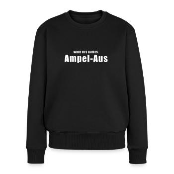 Ampel-Aus Wort Des Jahres Jury Lustig Politik - Frauen Premium Bio Pullover - Schwarz - Vorne - Julia (174cm)