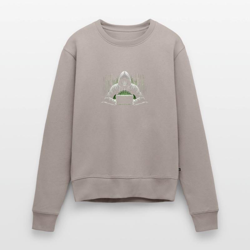 Hacker Programmierer Programmieren Informatik Frauen Premium Bio Pullover