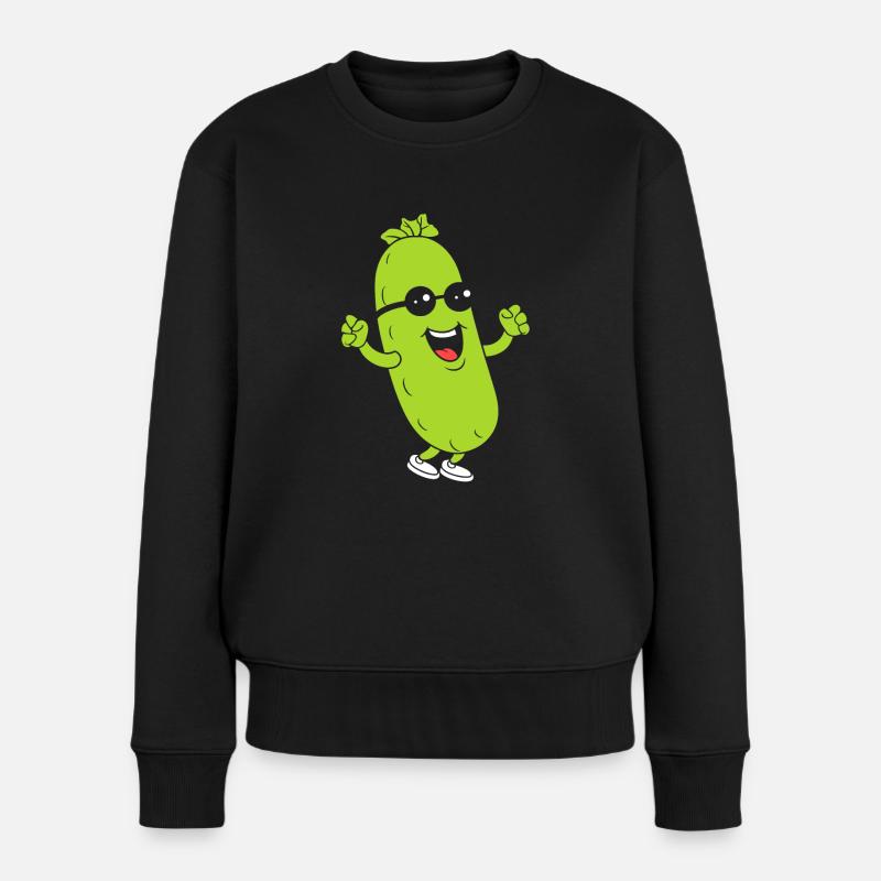 Courgette - Pull Premium bio Femme - noir