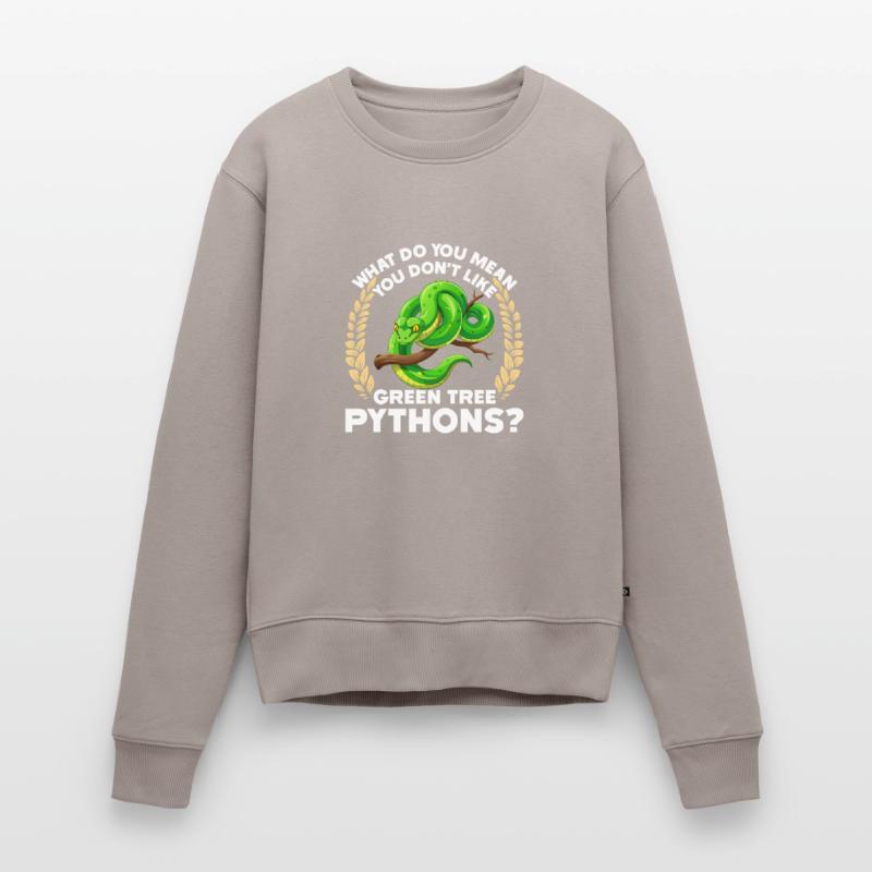 Green Tree Python Women's Premium Organic Jumper