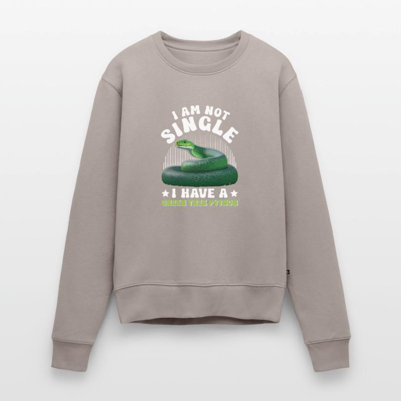 Green Tree Python Women's Premium Organic Jumper