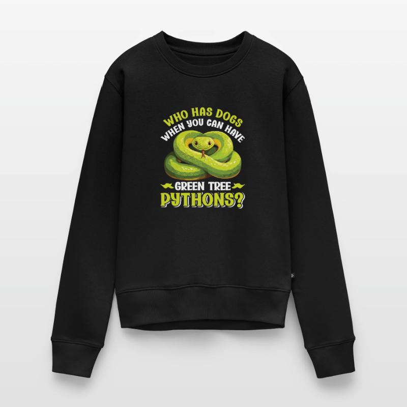 Green Tree Python Women's Premium Organic Jumper