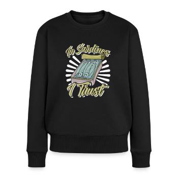 Sardines, Pêche, Poisson - Pull Premium bio Femme - noir - Devant - Julia (174cm)