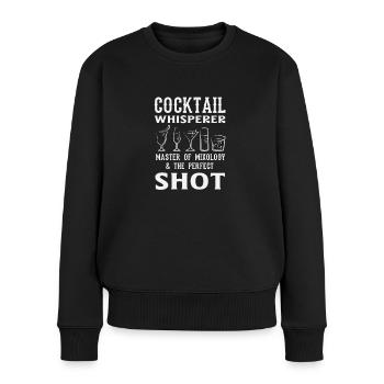 Lustiger Barkeeper Spruch Barkeeper Geschenk - Frauen Premium Bio Pullover - Schwarz - Vorne - Julia (174cm)