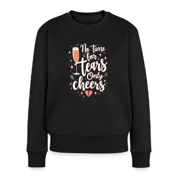 Trennungsermächtigung, Selbstliebe, Neuanfänge - Frauen Premium Bio Pullover - Schwarz - Vorne - Julia (174cm)