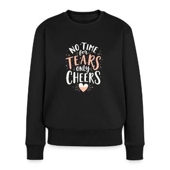Trennungsermächtigung, Selbstliebe, Neuanfänge - Frauen Premium Bio Pullover - Schwarz - Vorne - Julia (174cm)