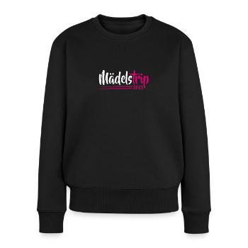 Voyage entre filles 2025 Voyage entre filles Circuit entre filles Voyage entre filles - Pull Premium bio Femme - noir - Devant - Julia (174cm)