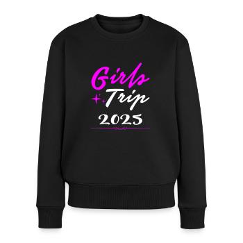 Voyage entre filles 2025 Voyage entre filles Circuit entre filles Voyage entre filles - Pull Premium bio Femme - noir - Devant - Julia (174cm)