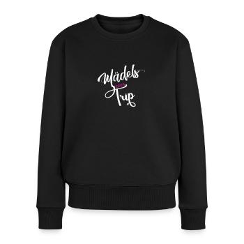 Voyage entre filles 2025 Voyage entre filles Circuit entre filles Voyage entre filles - Pull Premium bio Femme - noir - Devant - Julia (174cm)