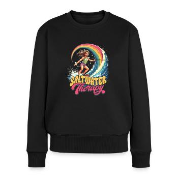 Wakeboarding Wakeboard Wakeboarder - Women's Premium Organic Jumper - black - Front - Julia (174cm)