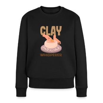 Lustiges Töpfer Töpfern Geschenk Geschenkidee - Frauen Premium Bio Pullover - Schwarz - Vorne - Julia (174cm)