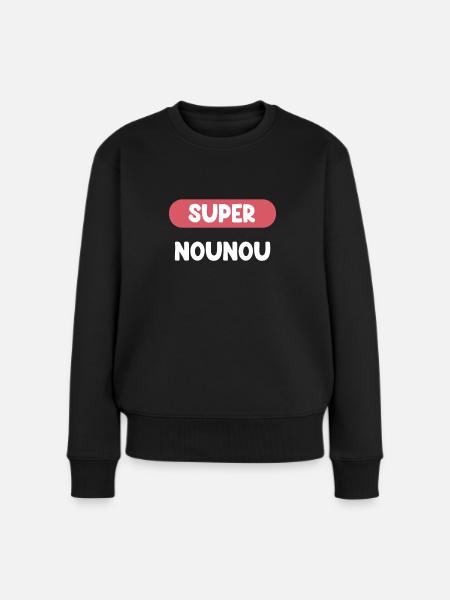 Super Nanny Gift Nanny Gift Nanny - Women's Premium Organic Jumper - black