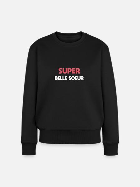 super belle soeur - Pull Premium bio Femme - noir