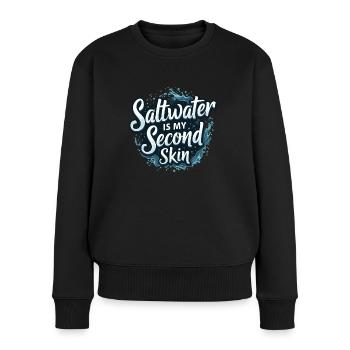 Meerjungfrau Unterwasser Performer Meerjungfrau - Frauen Premium Bio Pullover - Schwarz - Vorne - Julia (174cm)