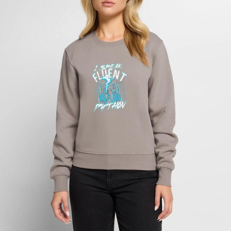 Informatiker Je parle couramment Python Pull Premium bio Femme