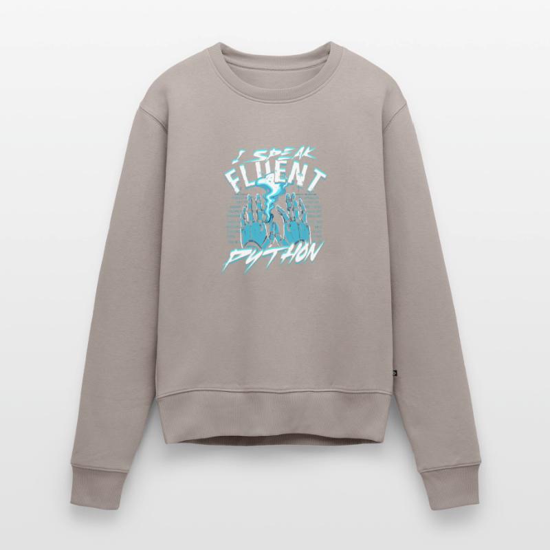 Informatiker Je parle couramment Python Pull Premium bio Femme