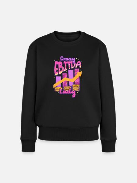 CFO Finanzvorstand Crazy EBITDA Lady - Pull Premium bio Femme - noir