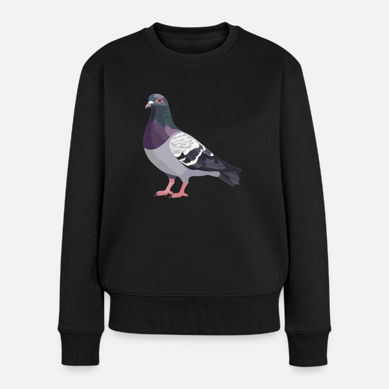Pigeons Pigeon - Pull Premium bio Femme - noir
