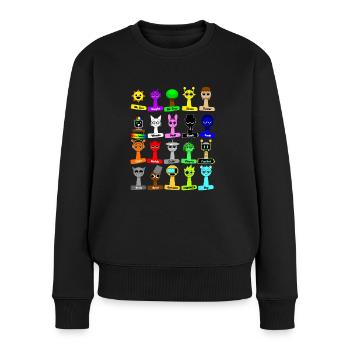 Sprunki Funny Birthday - Women's Premium Organic Jumper - black - Front - Julia (174cm)