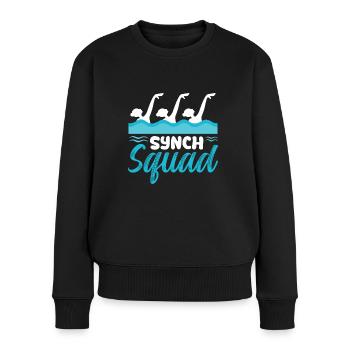 Synch Squad Artistic Swimming Design - Pull Premium bio Femme - noir - Devant - Julia (174cm)