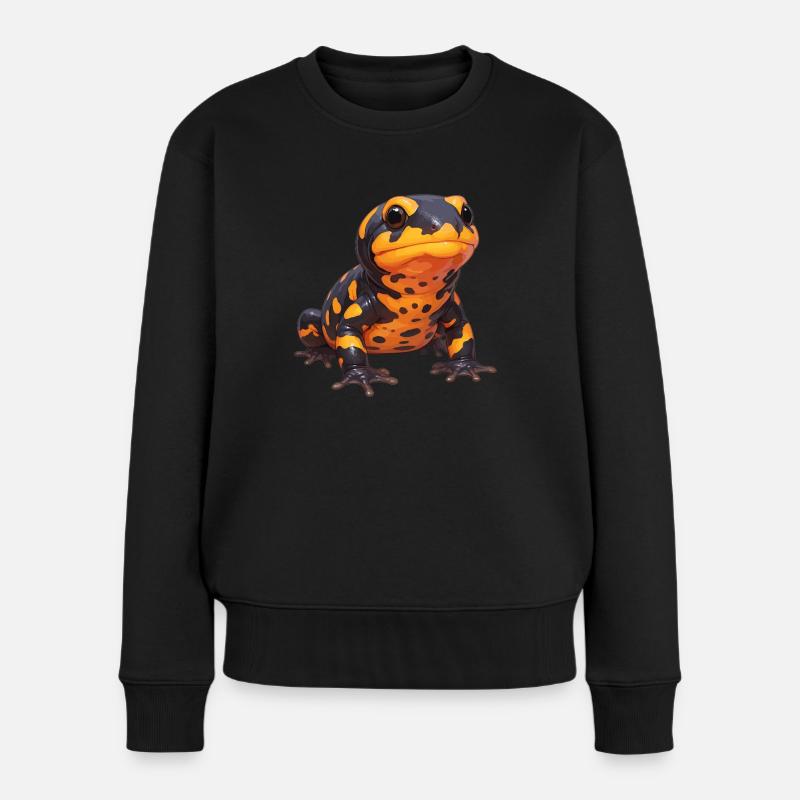 Salamanders Salamander - Frauen Premium Bio Pullover - Schwarz