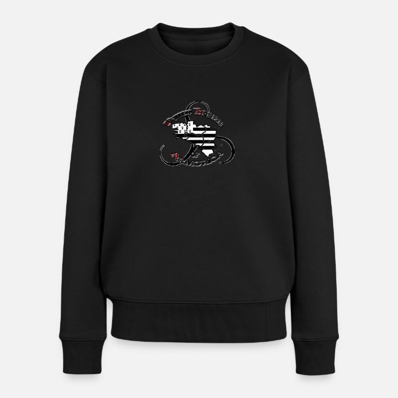 UBA-logo - Pull Premium bio Femme - noir
