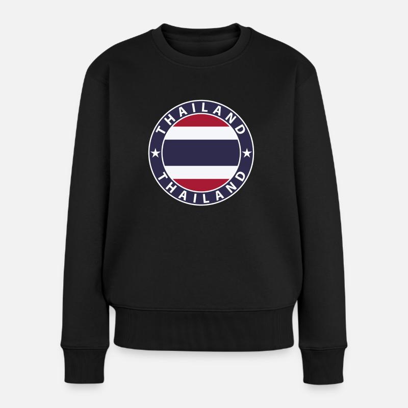 Thaïlande - Pull Premium bio Femme - noir