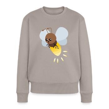 Cartone animato carino lucciola - Maglione ecologico premium da donna - talpa - Fronte - Julia (174cm)