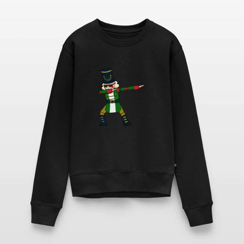 Pull de Noël Dabbing Nutcracker Figure Pull Premium bio Femme
