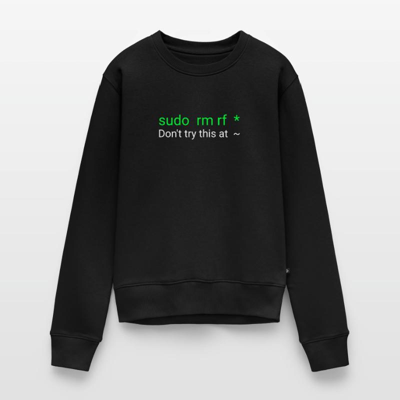 Linux sudo rm rf Women's Premium Organic Jumper
