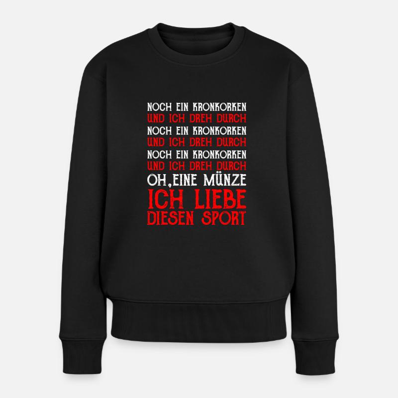 Sondengänger Sondler Sondeln Geschenk - Frauen Premium Bio Pullover - Schwarz