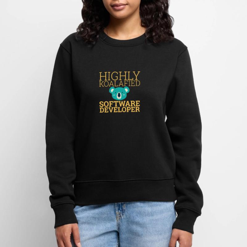 « Software Developer Koalafied | Programmeur » Pull Premium bio Femme
