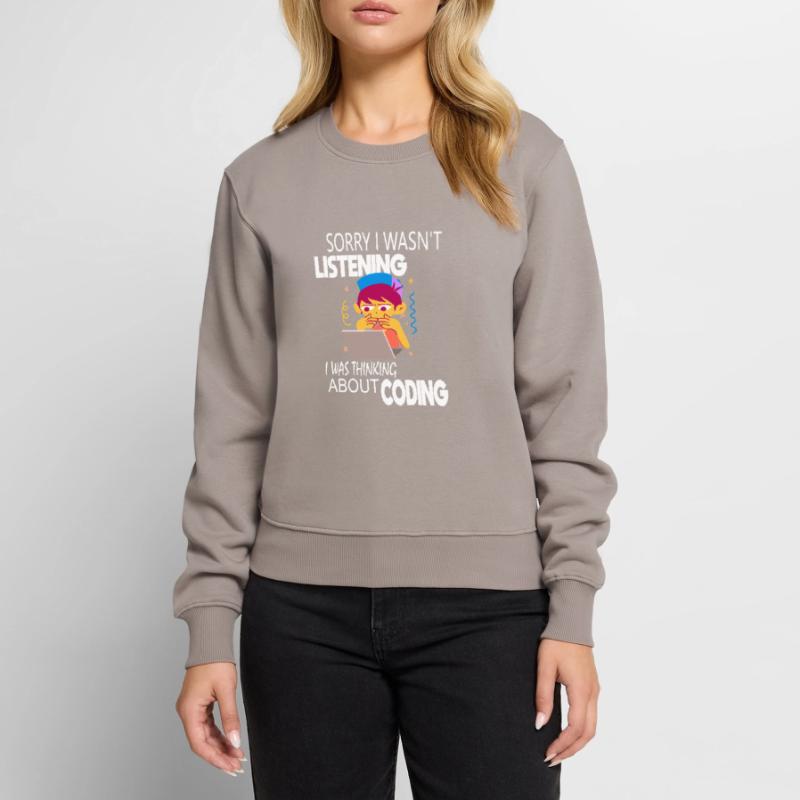 Programmeur codeur de codage Pull Premium bio Femme