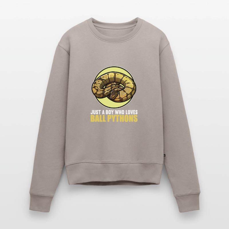 Ball Python Königspythons Königspython Frauen Premium Bio Pullover