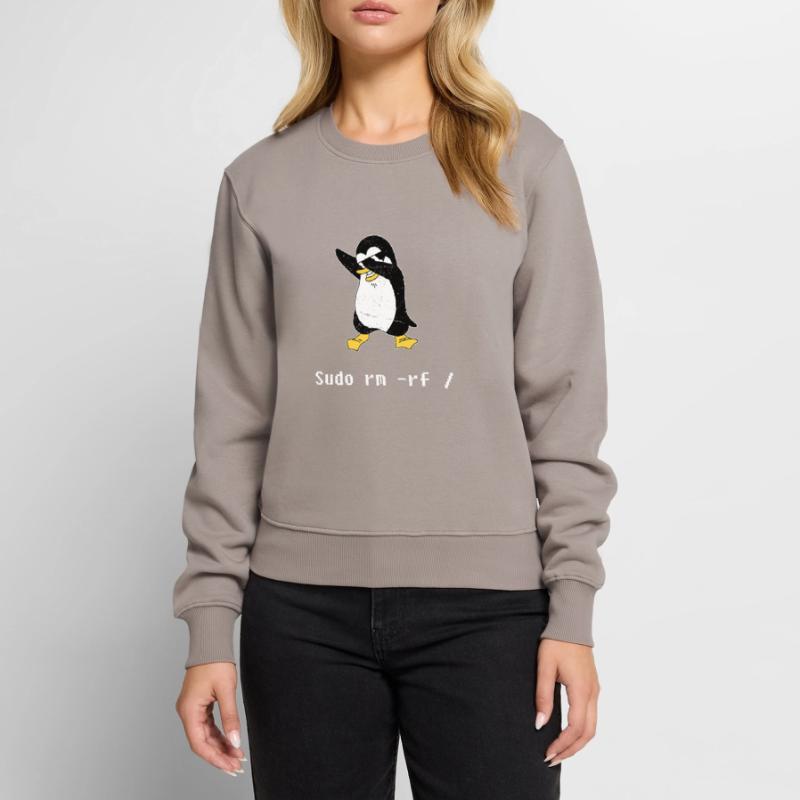 Sudo rm RF Admin Sysadmin Java Linux Geschenk Frauen Premium Bio Pullover
