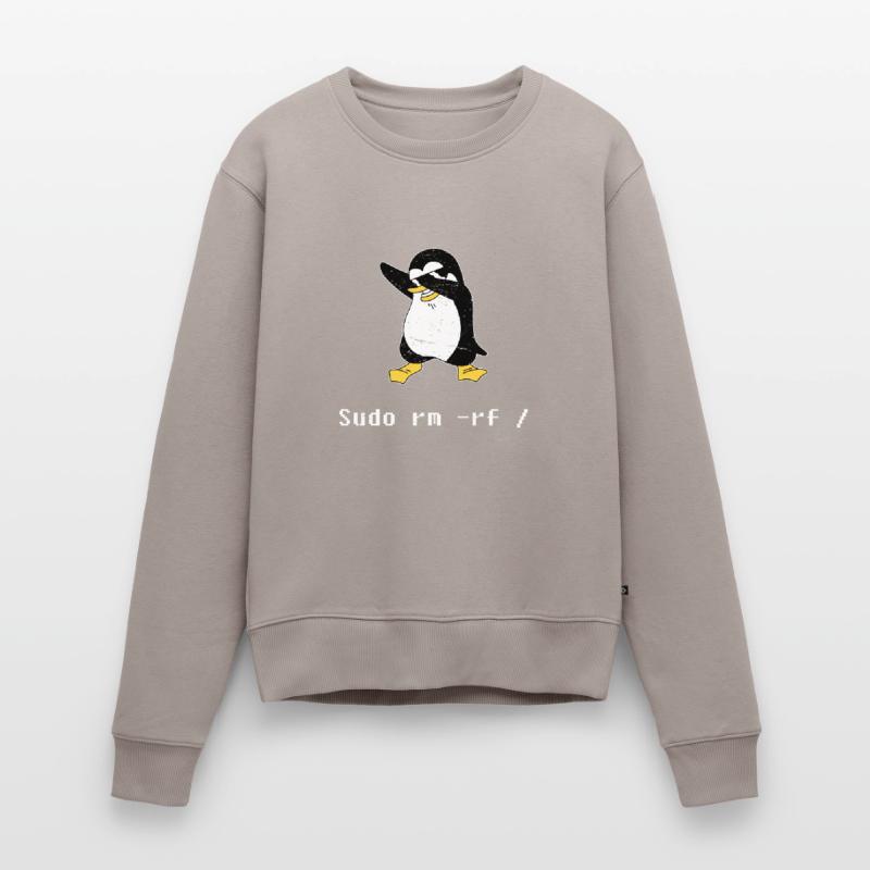Sudo rm RF Admin Sysadmin Java Linux Geschenk Frauen Premium Bio Pullover