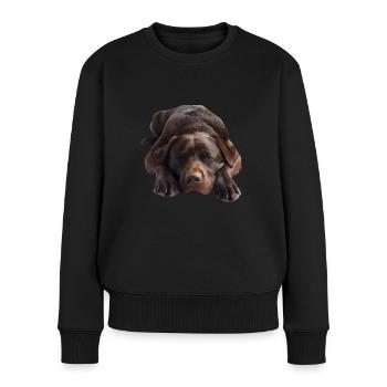 Labrador - Women's Premium Organic Jumper - black - Front - Julia (174cm)