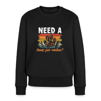 Dog Salon Dogs Hairdresser - Women's Premium Organic Jumper - black - Front - Julia (174cm)