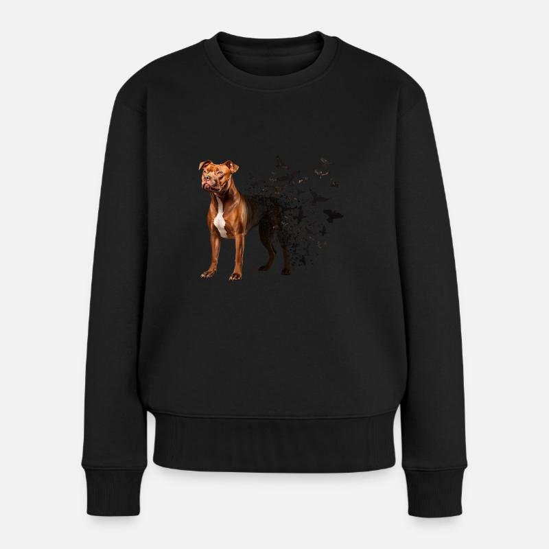 Pitbull - Frauen Premium Bio Pullover - Schwarz